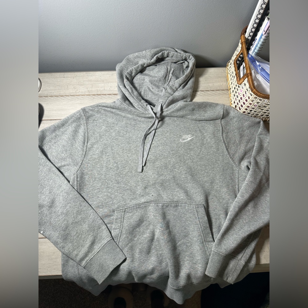 Nike Heather Gray Pullover Hoodie